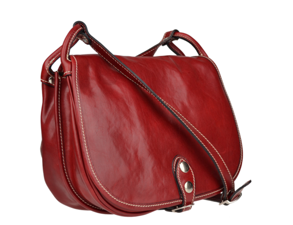 Italská kožená kabelka Caccia Rossa