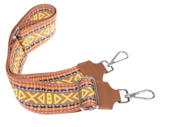 NovaKabelka.cz Látkový přídavný popruh ornamento camel