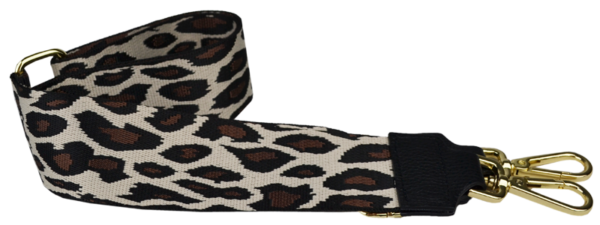 NovaKabelka.cz Látkový přídavný popruh leopardo