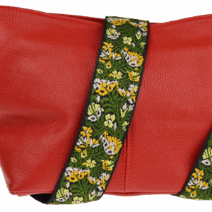 NovaKabelka.cz Batilda Rosso s přídavným popruhem XI