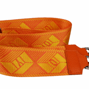 NovaKabelka.cz Látkový přídavný popruh geometrico arancio