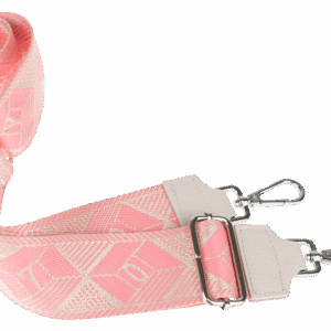 NovaKabelka.cz Látkový přídavný popruh geometrico roso argento