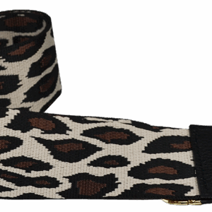 NovaKabelka.cz Látkový přídavný popruh leopardo