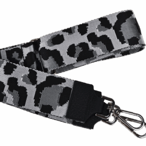NovaKabelka.cz Látkový přídavný popruh leopardo bianco nero