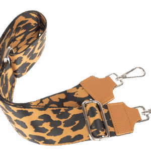 NovaKabelka.cz Látkový přídavný popruh leopardo camel argento