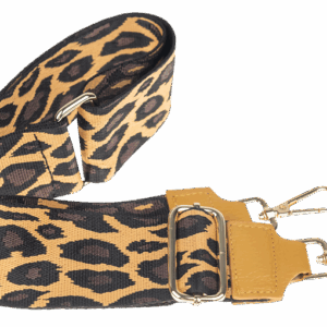 NovaKabelka.cz Látkový přídavný popruh leopardo giallo