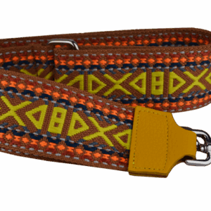 NovaKabelka.cz Látkový přídavný popruh ornamento gialla