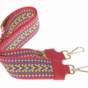 NovaKabelka.cz Látkový přídavný popruh ornamento rosso