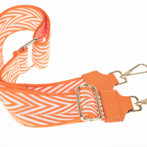 NovaKabelka.cz Látkový přídavný popruh strisce arancio