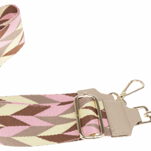 NovaKabelka.cz Látkový přídavný popruh strisce beige