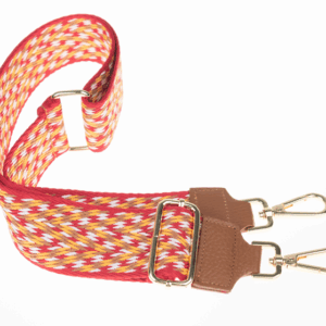 NovaKabelka.cz Látkový přídavný popruh strisce rosso