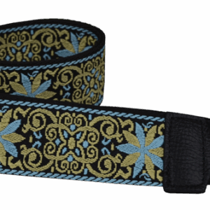 NovaKabelka.cz Látkový přídavný popruh zlato-černý