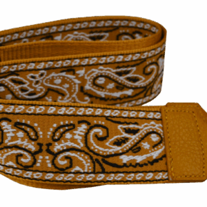 NovaKabelka.cz Látkový přídavný popruh žlutý