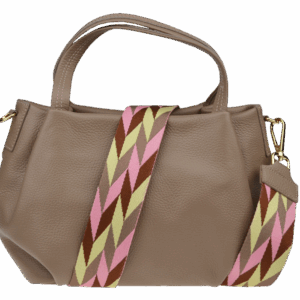 NovaKabelka.cz Tea Taupe s přídavným popruhem