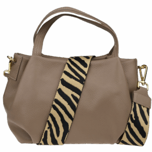 NovaKabelka.cz Tea Taupe s přídavným popruhem II