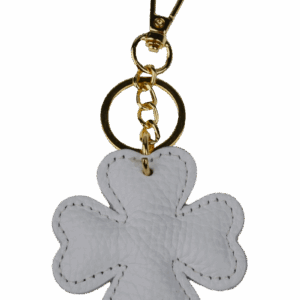 NovaKabelka.cz Klíčenka Quadrifoglia Bianca