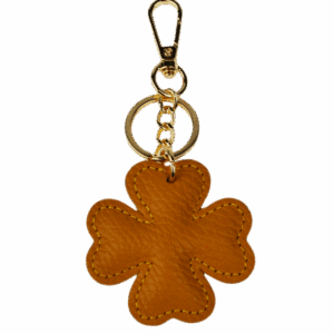 NovaKabelka.cz Klíčenka Quadrifoglia Senape