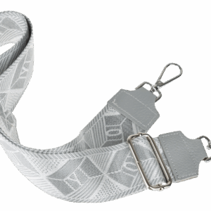 NovaKabelka.cz Látkový přídavný popruh geometrico grigio argento