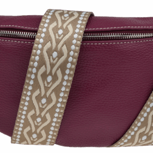 NovaKabelka.cz Reni Grande Bordo s přídavným popruhem